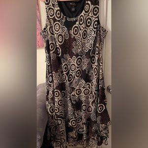 Signature By Robbie Bee Plus Size Womens brown dress size 24W